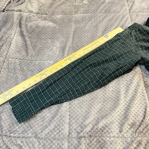 Ralph Lauren Blake Mens Large Green Windowpane Check Button Down Shirt - Picture 5 of 8